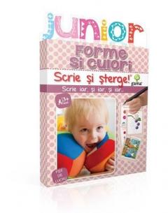Forme si culori. Scrie si sterge. Junior 