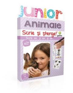 Animale. Scrie si sterge. Junior 
