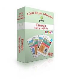 Carti de joc educative - Europa. Tari si capitale 