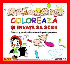Coloreaza si invata sa scrii