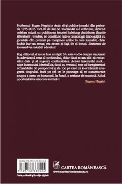 Sesiunea de toamna Eugen Negrici