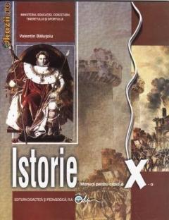 Istorie, manual pentru clasa a X-a