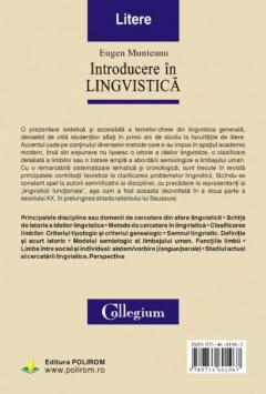 Introducere In Lingvistica