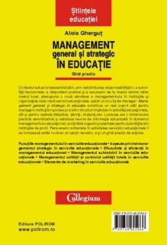 Management general si strategic in educatie. Ghid practic