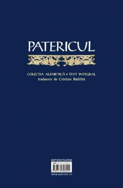 Patericul sau Apoftegmele Parintilor din pustiu