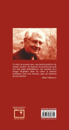 Mateiu I. Caragiale: Recitiri