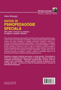 Sinteze de psihopedagogie speciala. Ghid pentru concursuri si examene de obtinere a gradelor didactice
