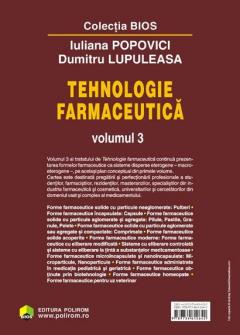 Tehnologie farmaceutica (Vol. 3)