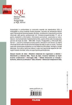 SQL. Dialecte DB2, Oracle, PostgreSQL si SQL Server