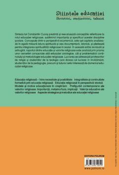 Educatia religioasa. Repere teoretice si metodice