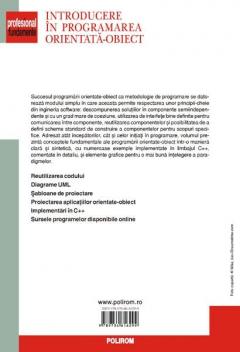 Introducere in programarea orientata obiect. Concepte fundamentale din perspectiva ingineriei software
