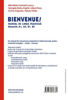 Bienvenue! Manual de limba franceza, nivelurile A1, A2, B1, B2