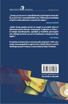 Frica. Scrisoare de la o necunoscuta Stefan Zweig