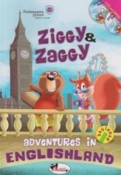 Ziggy & Zaggy - Adventures in Englishland (cu 2 CD-uri)