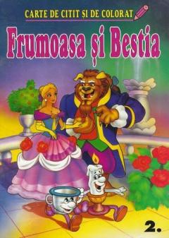 Frumoasa si Bestia - carte de colorat