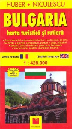 Bulgaria - Harta turistica si rutiera