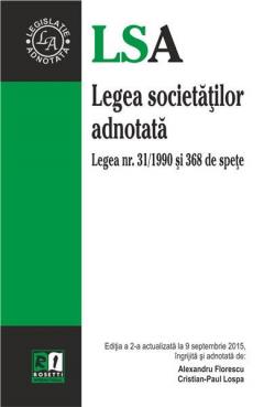 Legea societatilor adnotata