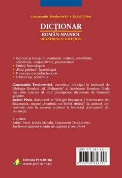 Dictionar roman-spaniol de expresii si locutiuni