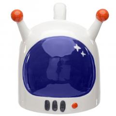 Cana - Space Cadet Astronaut Spaceman Helmet, Upside Down Ceramic Mug
