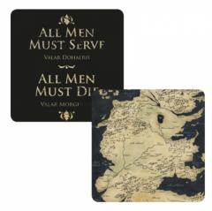 Suport pentru pahar - Game of Thrones (All men must serve)