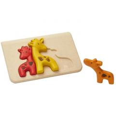 Puzzle din lemn - Giraffe