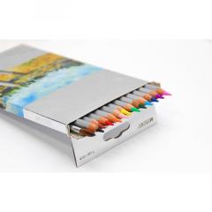 Set 12 creioane acuarelabile si pensula - Raffine