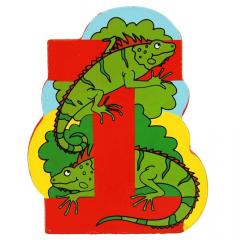 Magnet cu animale - Litera I