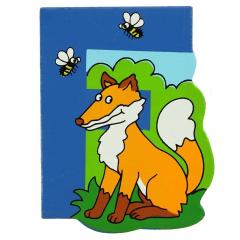 Magnet cu animale - Litera F