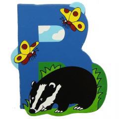 Magnet cu animale - Litera B