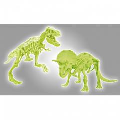 Kit stiintific - Archeofun T-Rex and Triceratops Fosforescent