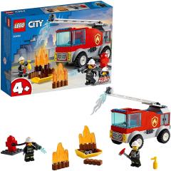 LEGO - City: Masina de pompieri cu scara, 60280