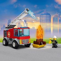 LEGO - City: Masina de pompieri cu scara, 60280