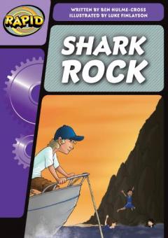 Coperta cărții Rapid Phonics Step 3: Shark Rock (Fiction)
