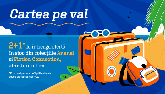 <span class='md-headline'><a href='/offer/6602' title='Cartea pe val - 2+1 Anansi și Fiction Connection'>Cartea pe val - 2+1 Anansi și Fiction Connection</a></span>